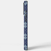 Blue Geometric shapes Pattern  Case-Mate iPhone Case (Achterkant / Links)