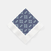 Blue Geometric shapes Pattern  Servet (Hoek)