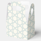 Blue Geometric Twins Party Favoriet Box Bedankdoosjes (Geopend)