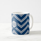 Blue Geometry Collectie Koffiemok (Voorkant rechts)