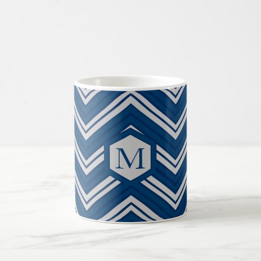 Blue Geometry Collectie Koffiemok (Center)