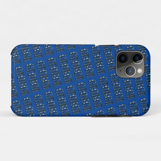 Blue George Name, Case-Mate iPhone Case (Achterkant (horizontaal))