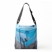 Blue Gevist Boat Crossover Canvas tas
