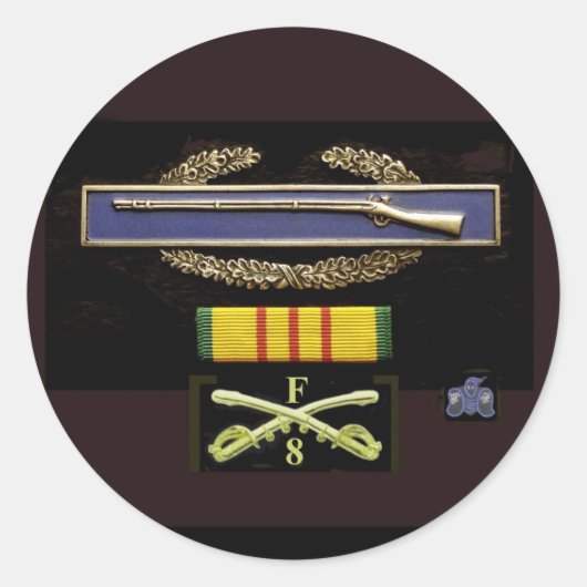 Blue Ghost Blues CIB Ronde Sticker (Voorkant)