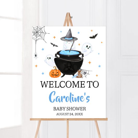 Blue Ghost Halloween Baby is een geweldige verrass Poster