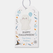 Blue Ghost Halloween Treat Cadeaulabel (Voorkant)