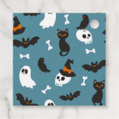 Blue Ghost Halloween Verjaardagsfeest Dank u Bedankjes Labels (Achterkant)