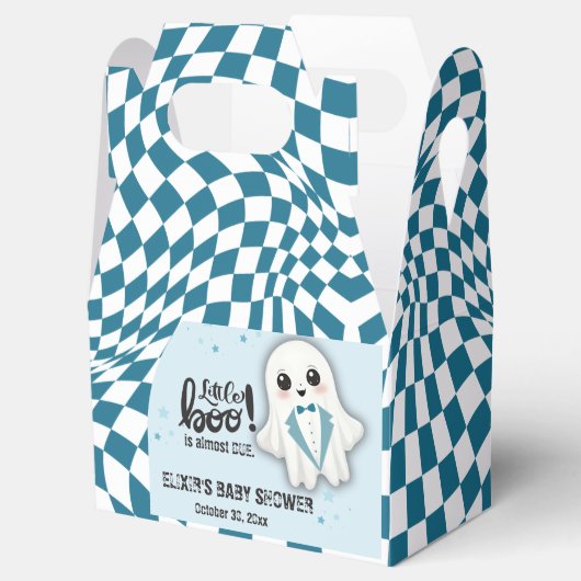 Blue Ghost Little Boo is bijna het gevolg van Baby Bedankdoosjes (Geopend)