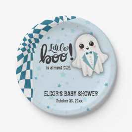 Blue Ghost Little Boo is bijna het gevolg van Baby Papieren Bordje