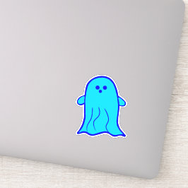 Blue Ghost Sticker