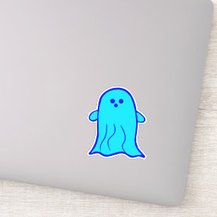 Blue Ghost Sticker