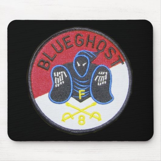 Blue Ghost Unit patch-muispad Muismat (Voorkant)
