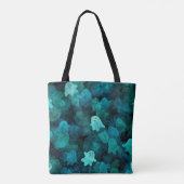 Blue Ghosts Halloween Tote Bag (Achterkant)