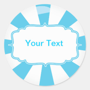 Blue Giant lolly snoep Buffet label