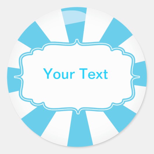 Blue Giant lolly snoep Buffet label (Voorkant)