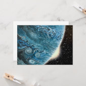 Blue Giant Planet Wenskaart Kaart (Voorkant / Achterkant in situ)