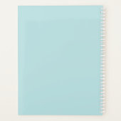Blue Giddy Up Cowgirl Planner (Achterkant)