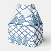 Blue Ginger Jar Jars Ribbon Party Favor Box Bedankdoosjes (Voorkant Zijde)