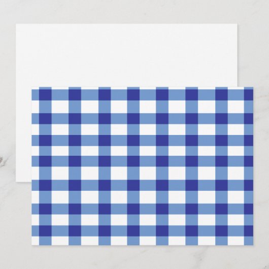 Blue Gingham (Voorkant / Achterkant)