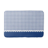 Blue Gingham Bath Mat (Voorkant)