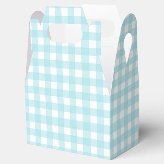 Blue Gingham Bedankdoosjes (Geopend)