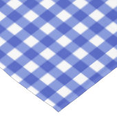 Blue Gingham Check Tafelkleed (Gekanteld)