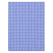 Blue Gingham Check Tafelkleed (Voorkant)