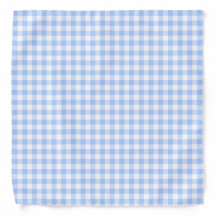Blue Gingham Checks Pattern