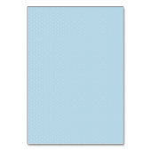 Blue gingham eenvoudige jongen baby shower plaats kaart (Achterkant)