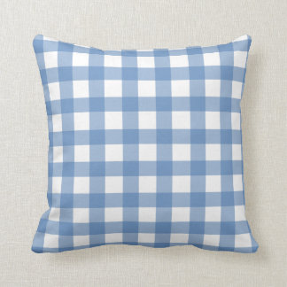 Blue Gingham Kussen