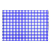 Blue Gingham Kussensloop (Achterkant)