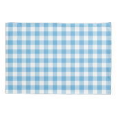 Blue Gingham Kussensloop (Achterkant)