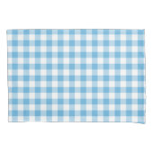 Blue Gingham Kussensloop (Voorkant)