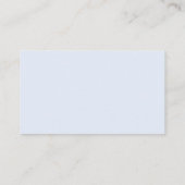 Blue Gingham Luier Raffle Picknick Baby shower Informatiekaartje (Achterkant)