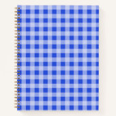 Blue Gingham Notitieboek (Voorkant)