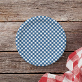Blue Gingham Paper Bord