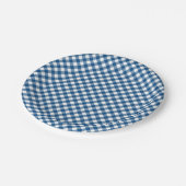 Blue Gingham Paper Bord (Gekanteld)