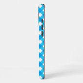 Blue Gingham Pattern iPhone Hoesje (Linkerkant)