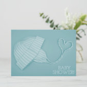 Blue gingham pet kaart (Staand voorkant)