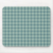 Blue Gingham Print Muismat (Voorkant)