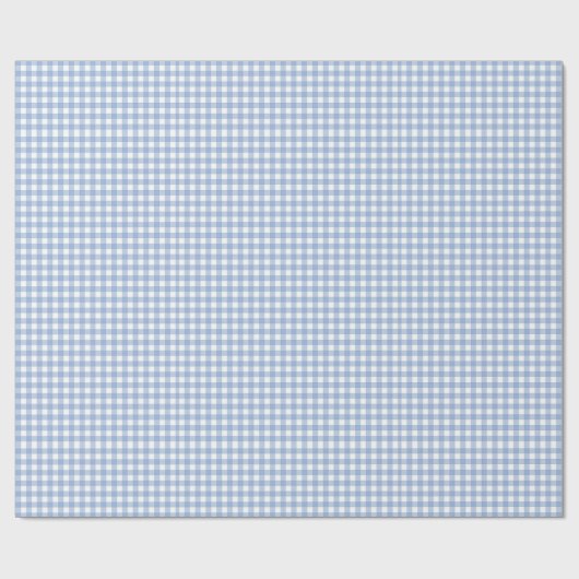 Blue Gingham Pset Cadeaupapier (Vlak)