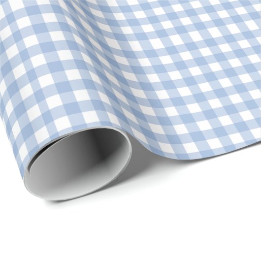 Blue Gingham Pset Cadeaupapier (Rol Hoek)