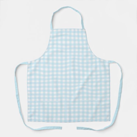 Blue Gingham Schort (Voorkant)