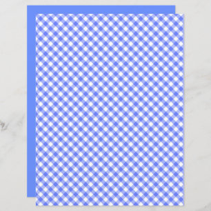Blue Gingham Scrapbook