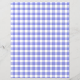 Blue Gingham Scrapbook Papers