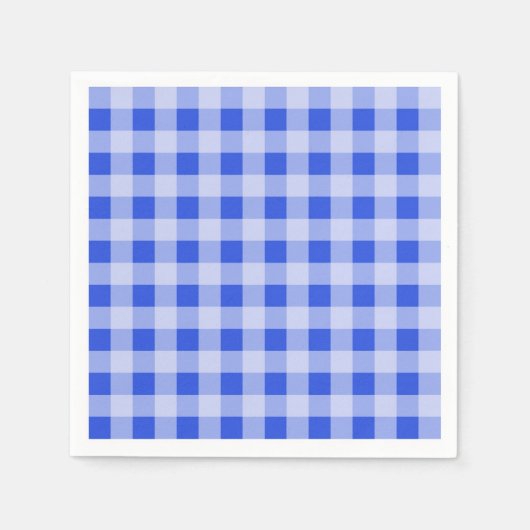 Blue Gingham Servet (Voorkant)