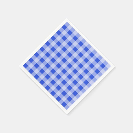 Blue Gingham Servet (Hoek)
