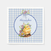 Blue Gingham Servet (Voorkant)