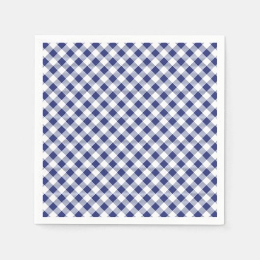 Blue Gingham Servet (Voorkant)