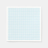 Blue Gingham Servetten (Voorkant)